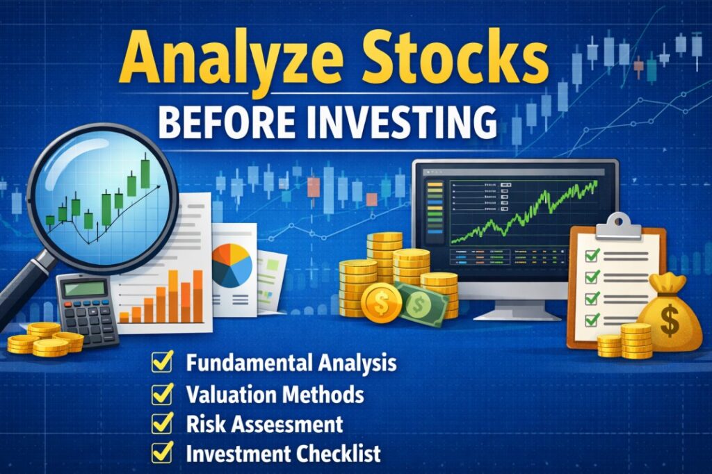 analyze stocks before investing