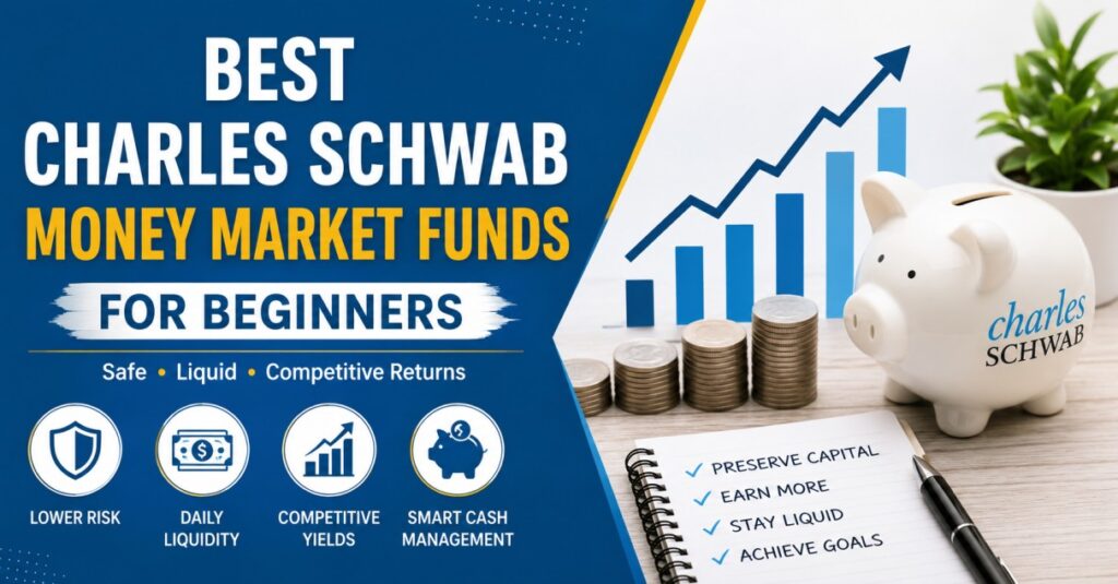 Best Charles Schwab Money Market Funds comparison for beginners showing cash management and investment options.
